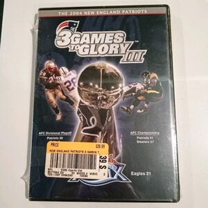 3 Games to Glory III SEALED DVD Winning Moments -2005 New England Patriots